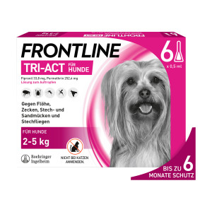 Frontline Tri-Act Lösung zum Auftropfen für Hunde 2-5 kg