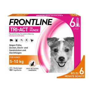 Frontline Tri-Act Lösung zum Auftropfen für Hunde 5-10 kg