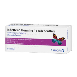 Jodetten Henning 1x wöchentlich Tabletten