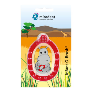 Miradent Kinder-Lernzahnbürste Infant-O-Brush rot