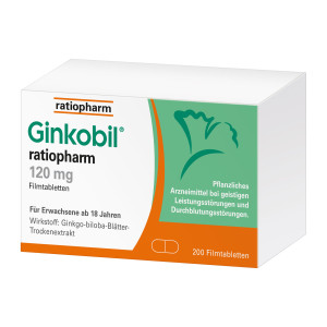 Ginkobil ratiopharm 120 mg, mit Ginkgo biloba
