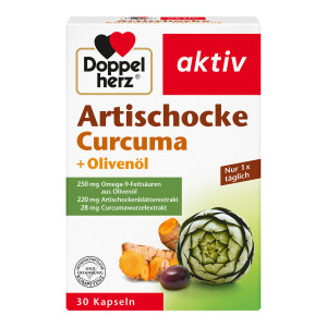 Doppelherz aktiv Artischocke Curcuma+Olivenöl Kapseln