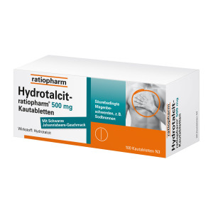 Hydrotalcit-ratiopharm 500 mg Kautabletten