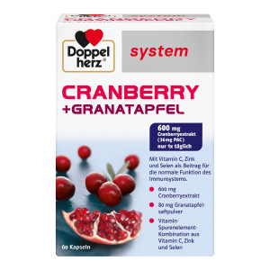 Doppelherz Cranberry + Granatapfel system