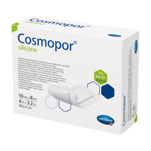 Cosmopor silicone Wundverband 10 x 8 cm
