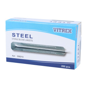 Sterile Einmalblutlanzetten, Metall, einfach