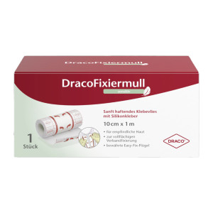 DracoFixiermull sensitiv 10 cm x 1 m