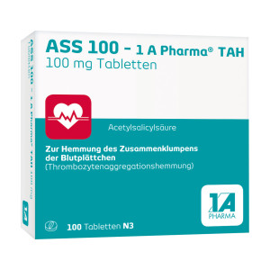 ASS 100 - 1 A Pharma TAH Tabletten
