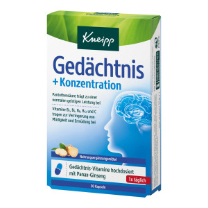 Kneipp Gedächtnis+Konzentration Kapseln