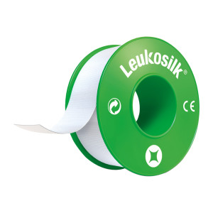 Leukosilk Fixierpflaster 5 m x 1,25 cm