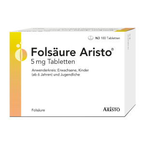 Folsäure Aristo 5 mg Tabletten