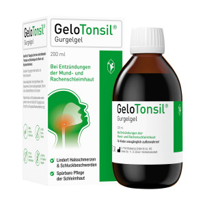 GeloTonsil Gurgelgel bei Halsschmerzen u. Schluckbeschwerden