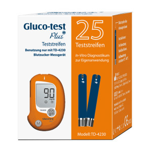 Gluco-test Plus Blutzuckerteststreifen