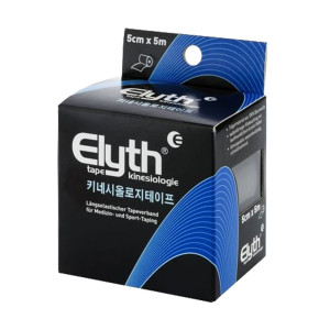 Elyth Kinesiologie Tape schwarz 5 cm x 5 m