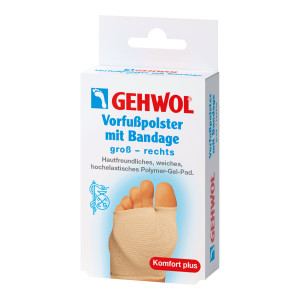 GehwohlVorfußpolster mit Bandage rechts groß