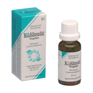 B12 Asmedic Tropfen mit Vitamin B12