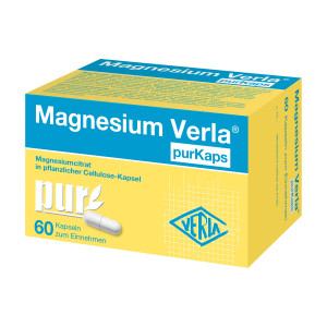 Magnesium Verla purKaps Vegane Kapseln zum Einnehmen