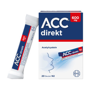 ACC direkt 600 mg bei Husten, Direkt-Sticks für unterwegs