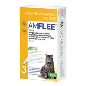 Amflee 50 mg Lösung zum Auftropfen für Katzen