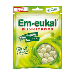 Em-eukal Gummidrops Eukalyptus-Menthol zuckerhaltig
