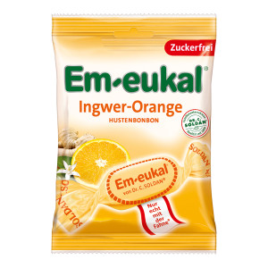 Em-eukal Bonbons Ingwer-Orange zuckerfrei