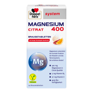 Doppelherz Magnesium 400 Citrat system Brausetabletten