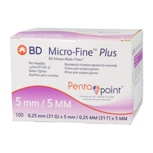 BD Micro-Fine Plus Pen-Nadeln 0,25x5 mm 31 G