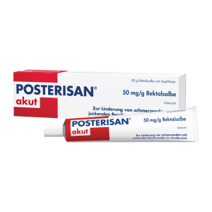 Posterisan akut 50 mg/g Rektalsalbe