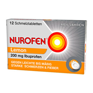 Nurofen Schmelztabletten Lemon bei Kopfschmerzen 200 mg