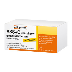ASS + C-ratiopharm gegen Schmerzen