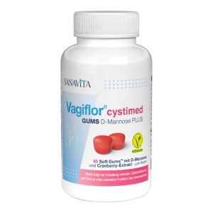 Vagiflor cystimed Gums mit D-Mannose