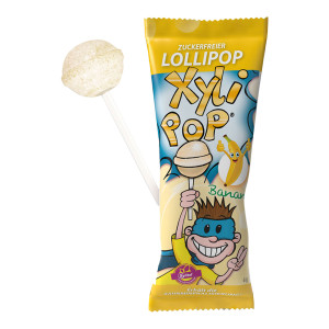 Miradent XyliPop Lolli Zahnpflegelolli Banane