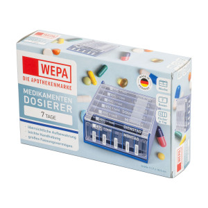 Wepa 7 Tage Wochendosierer blau