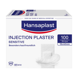 Hansaplast Sensitive Injektionspflaster 1,9cm x 4cm