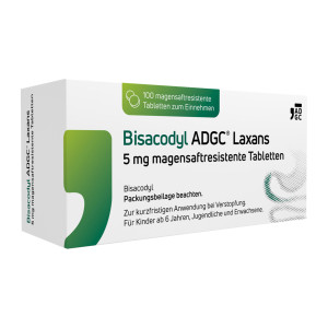 Bisacodyl Adgc Laxans 5 mg magensaftresistente Tabletten