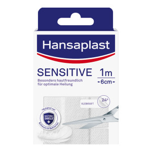 Hansaplast Sensitive Pflaster 1 m x 6 cm