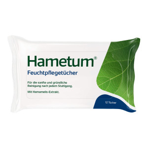 Hametum Feuchtpflegetücher mit Hamamelis bei Hämorrhoiden