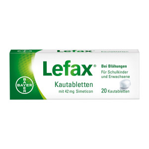 Lefax Kautabletten bei Blähungen