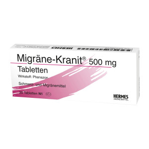 Migräne-Kranit 500 mg Tabletten