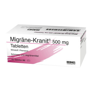 Migräne-Kranit 500 mg Tabletten