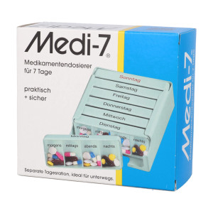 Medi 7 Medikamentendosierer türkis