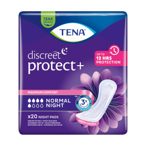 TENA Discreet Normal Night Inkontinenz Einlagen