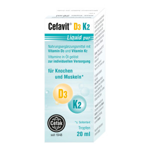 Cefavit D3 K2 Liquid pur Tropfen zum Einnehmen