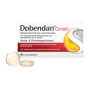 Dobendan Direkt Flurbiprofen 8,75 mg Lutschtabletten