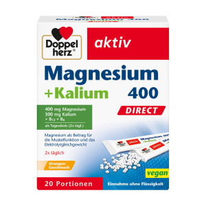 Doppelherz Magnesium+Kalium Direct Portionsbeutel