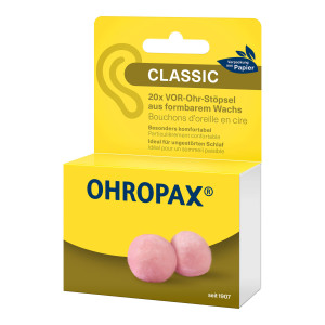 Ohropax Classic Wachs Vor-Ohr Stöpsel