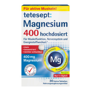 Tetesept Magnesium 400 hochdosiert