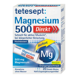 Tetesept Magnesium 500 Direkt Sticks