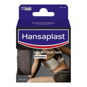Hansaplast Sport Kinesiologie Tape 5 cmx5 m schwarz