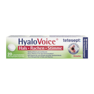 Tetesept HyaloVoice Hals Rachen Stimme Lutschtabletten